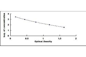 Typical standard curve