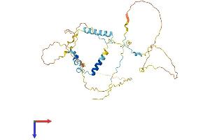 AlphaFold protein structure predicition of Human Recombinant TSSC4 Protein, UniprotID Q9Y5U2