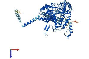 AlphaFold protein structure predicition of Mouse Recombinant Sgpl1 Protein, UniprotID Q8R0X7