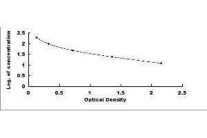 Typical standard curve (Neuropeptide FF Kit ELISA)