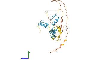 AlphaFold protein structure predicition of Mouse Recombinant Snai1 Protein, UniprotID Q02085