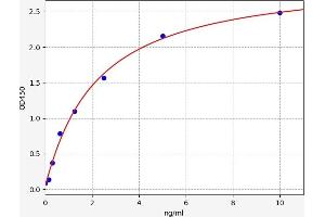 Typical standard curve