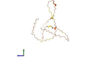 AlphaFold protein structure predicition of Human Recombinant LINC00304 Protein, UniprotID Q8N9R0