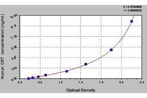 Typical standard curve (Calreticulin Kit ELISA)