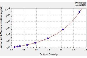 Typical Standard Curve (Annexin V Kit ELISA)