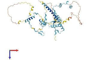 AlphaFold protein structure predicition of Mouse Recombinant Ltv1 Protein, UniprotID Q6NSQ7