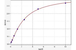 Typical standard curve (SRSF2 Kit ELISA)