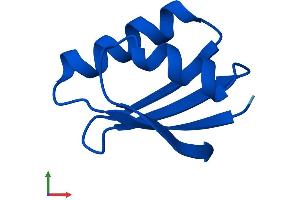 AlphaFold protein structure predicition of Mouse Recombinant Atox1 Protein, UniprotID O08997