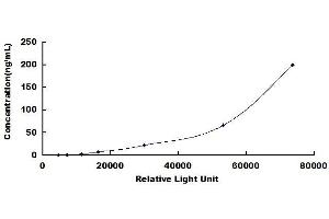 Typical standard curve