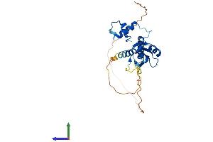 AlphaFold protein structure predicition of Mouse Recombinant Cish Protein, UniprotID Q62225