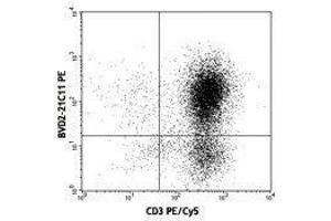 Flow Cytometry (FACS) image for anti-Colony Stimulating Factor 2 (Granulocyte-Macrophage) (CSF2) antibody (PE) (ABIN2663710) (GM-CSF anticorps  (PE))