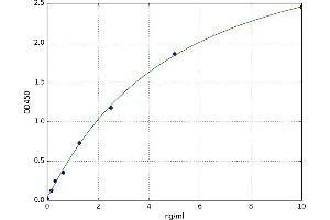 A typical standard curve