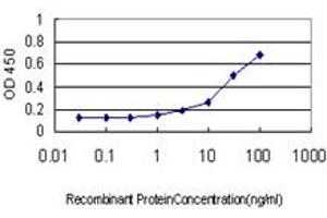 Detection limit for recombinant GST tagged CDC45L is approximately 0.