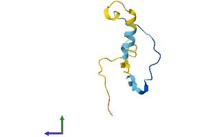AlphaFold protein structure predicition of Human Recombinant CDC42SE1 Protein, UniprotID Q9NRR8