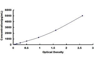 Typical standard curve