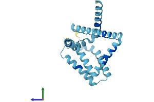 AlphaFold protein structure predicition of Human Recombinant ARL6IP1 Protein, UniprotID Q15041