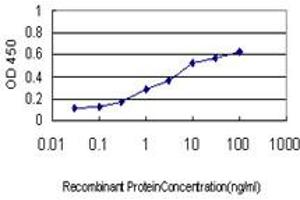 Detection limit for recombinant GST tagged NDUFB3 is approximately 0.