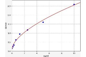 Typical standard curve (CDK6 Kit ELISA)