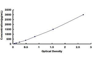 Typical standard curve