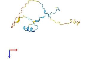AlphaFold protein structure predicition of Human Recombinant PPP1R1C Protein, UniprotID Q8WVI7