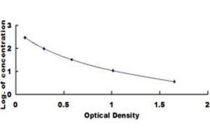 Typical standard curve (Endomorphin 2 Kit ELISA)