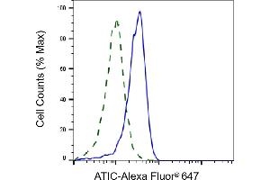 Validation of ATIC knockdown using flow cytometry.