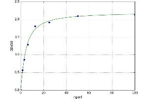 A typical standard curve