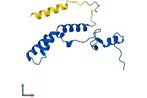 AlphaFold protein structure predicition of Human Recombinant MRPS14 Protein, UniprotID O60783