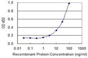 Detection limit for recombinant GST tagged PPARA is 1 ng/ml as a capture antibody. (PPARA anticorps  (AA 1-258))