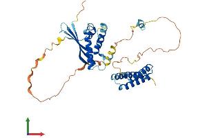 AlphaFold protein structure predicition of Human Recombinant SNX15 Protein, UniprotID Q9NRS6