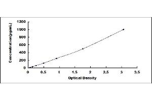 Typical standard curve (Suprabasin Kit ELISA)