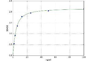 A typical standard curve (Syndecan 1 Kit ELISA)