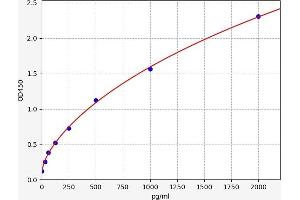 Typical standard curve