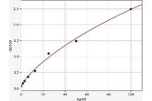 Typical standard curve (ATP5J Kit ELISA)
