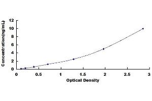 Typical standard curve (WARS Kit ELISA)