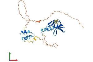 AlphaFold protein structure predicition of Mouse Recombinant Dppa2 Protein, UniprotID Q9CWH0