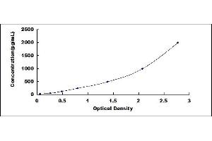 Typical standard curve (VWA1 Kit ELISA)