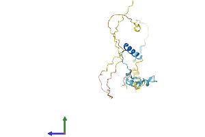 AlphaFold protein structure predicition of Human Recombinant IFT43 Protein, UniprotID Q96FT9