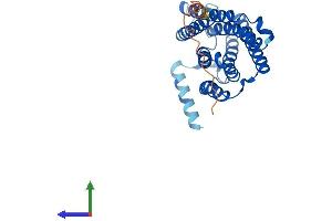 AlphaFold protein structure predicition of Mouse Recombinant Elovl2 Protein, UniprotID Q9JLJ4