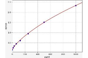 Typical standard curve (Galectin 2 Kit ELISA)