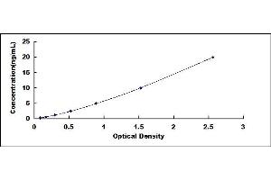 Typical standard curve (BRD9 Kit ELISA)