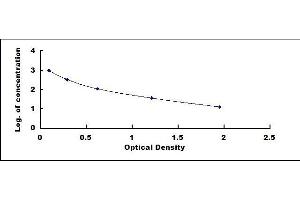Typical standard curve (CGB Kit ELISA)