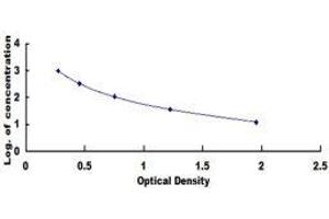Typical standard curve