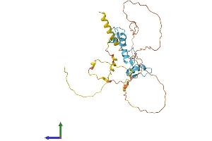 AlphaFold protein structure predicition of Mouse Recombinant Klf14 Protein, UniprotID Q19A41