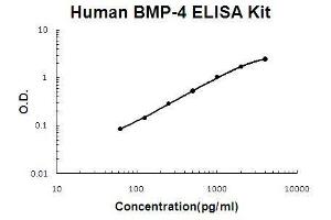 Human BMP-4 PicoKine ELISA Kit standard curve (BMP4 Kit ELISA)