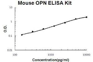 Mouse OPN PicoKine ELISA Kit standard curve (Osteopontin Kit ELISA)