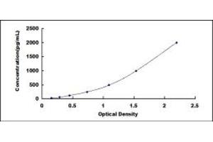 Typical standard curve (EEF1G Kit ELISA)