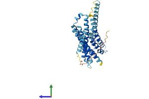 AlphaFold protein structure predicition of Mouse Recombinant Gpr119 Protein, UniprotID Q7TQP3