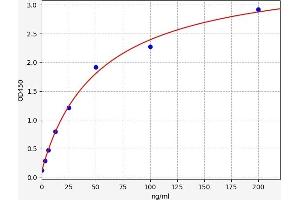 Typical standard curve (COL17 Kit ELISA)
