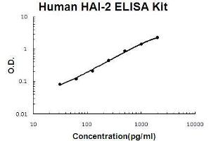 Human HAI-2/SPINT2 PicoKine ELISA Kit standard curve (SPINT2 Kit ELISA)